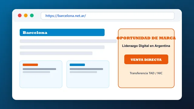 Modelo de aplicación comercial y proyectos digitales para barcelona.net.ar